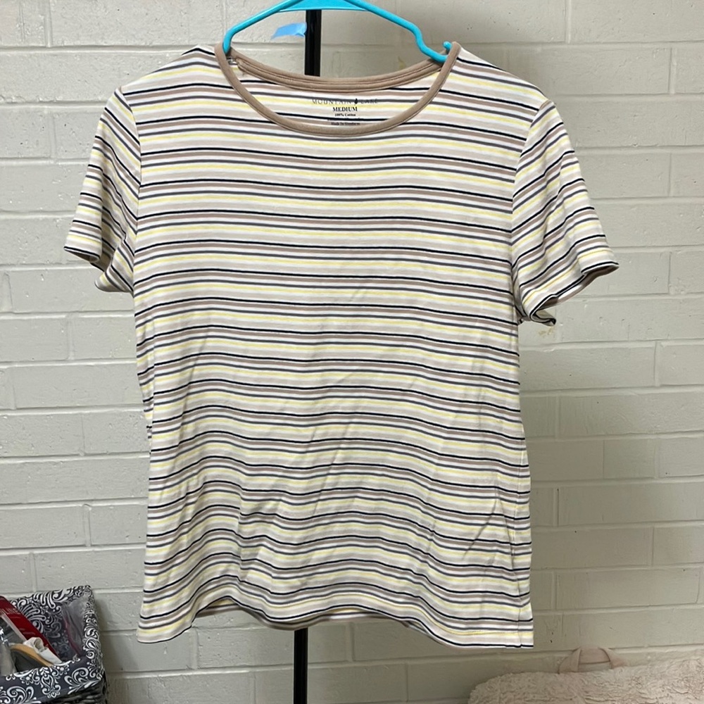 Mountain lake shirt sleeve T shirt